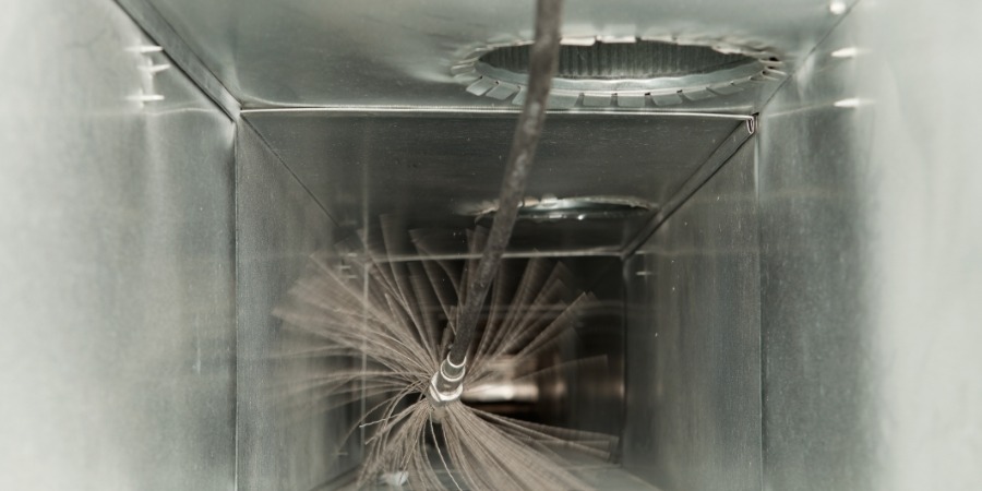 Duct cleaning support after mold remediation